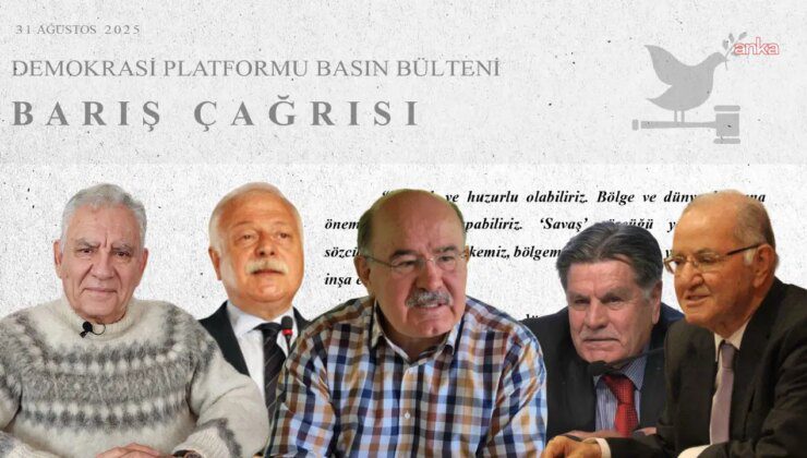 Demokrasi Platformu’dan ‘barış çağrısı’: Ötekileştirilen veya kendisini öteki hisseden tüm yurttaşlarıyla barışmalı”