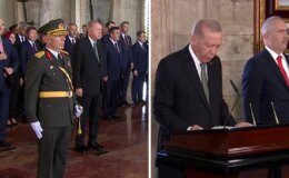 Devlet erkanı Anıtkabir’deydi… Erdoğan ‘Özel Defter’i imzaladı: ‘Emanetiniz olan Türkiye Cumhuriyeti emin ve ehil kadroların riyasetinde tam bir emniyet içinde’