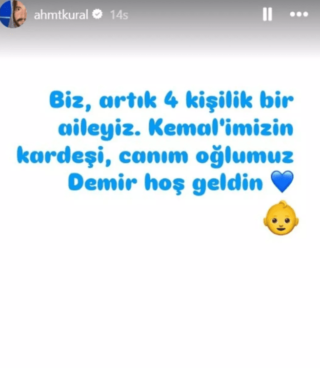 Ahmet Kural ve Çağla Gizem Kural: Demir’in Gelişiyle Aile Dörtlüye Dönüştü