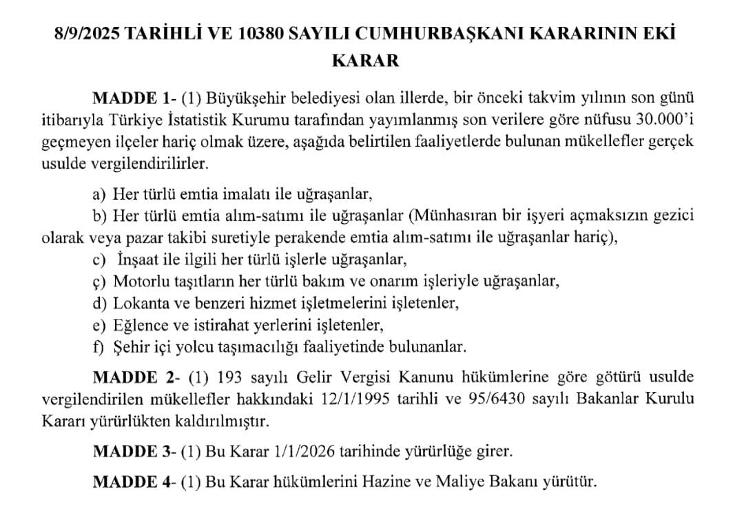 Büyükşehirlerde Esnaf İçin Basit Defter Uygulaması Kaldırıldı: Vergi ve Masraflarda Artış Bekleniyor