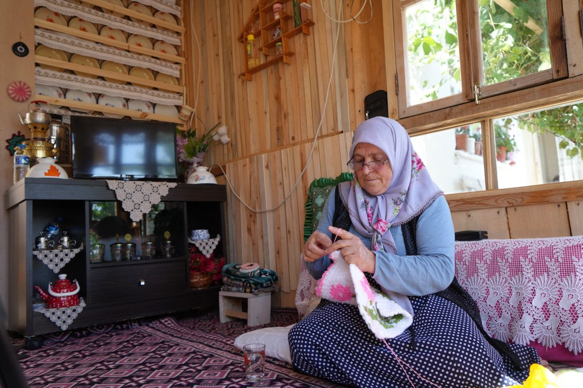 Gelin Geldiği Evi Kendi Evi Gibi Sahiplendi: Meyve Ağaçlarıyla Dolu Mahalle Sokağı