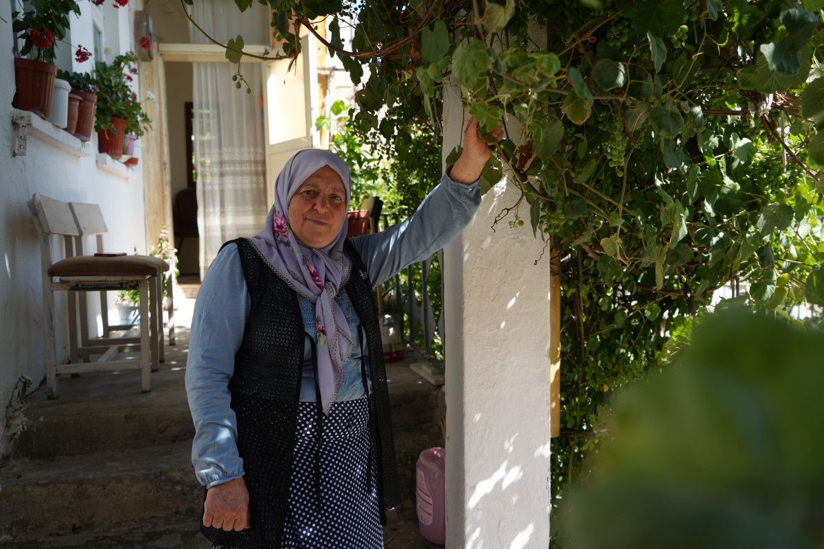 Gelin Geldiği Evi Kendi Evi Gibi Sahiplendi: Meyve Ağaçlarıyla Dolu Mahalle Sokağı
