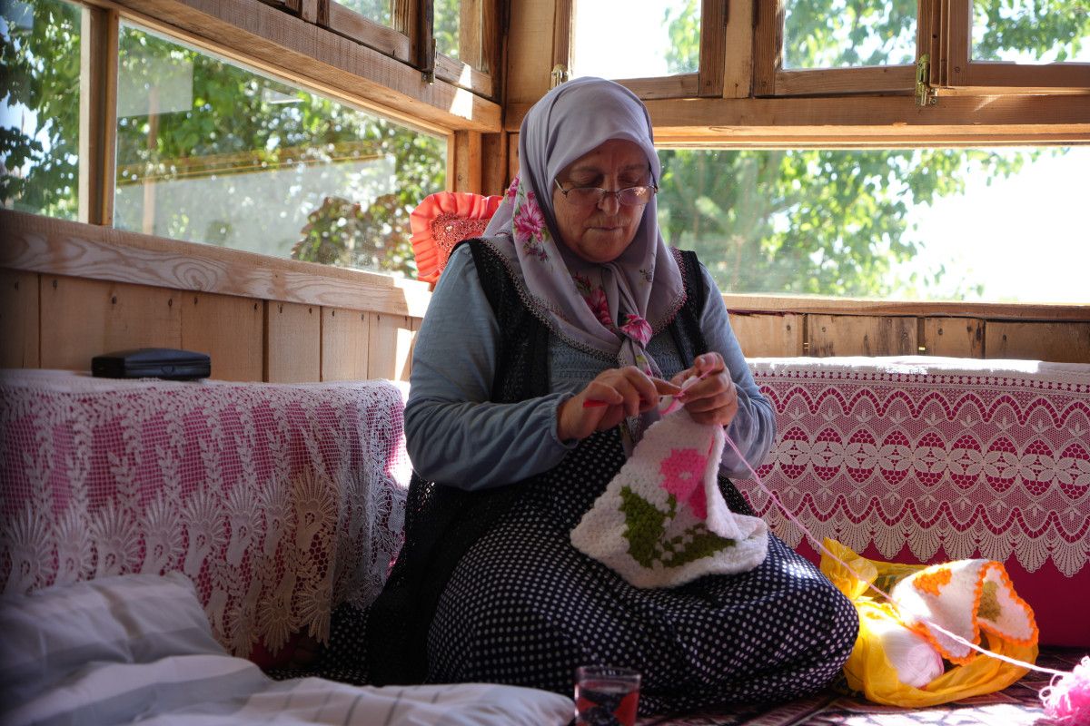 Gelin Geldiği Evi Kendi Evi Gibi Sahiplendi: Meyve Ağaçlarıyla Dolu Mahalle Sokağı
