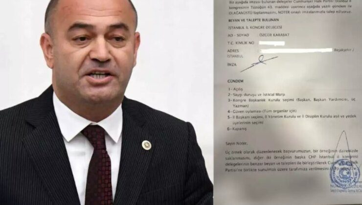 İstanbul İl Örgütünden Noter Onaylı Olağanüstü Kongre Talebi: Demokrasi ve İrade İçin Kararlı Adım