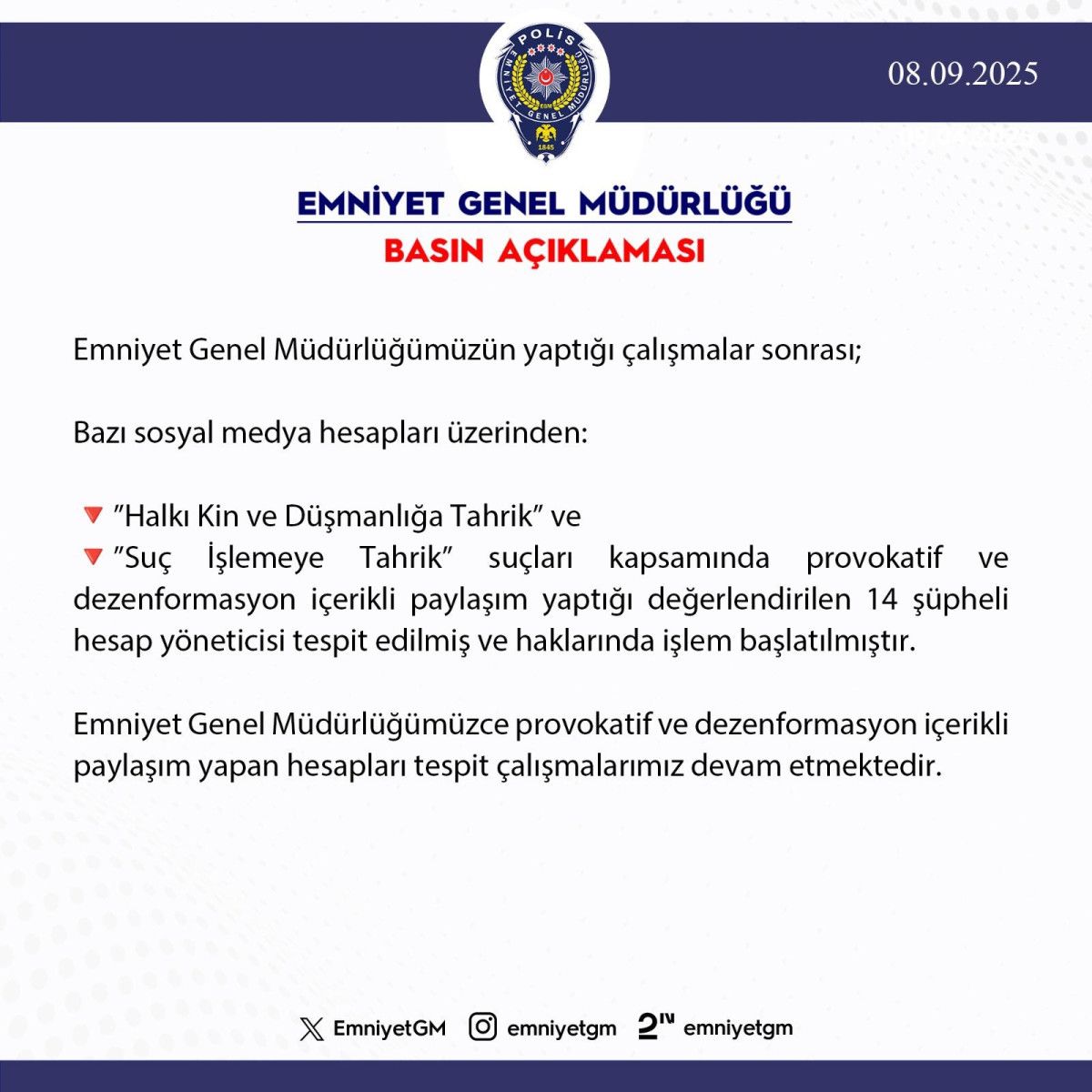 İstanbul Krizi ve Sosyal Medya Hesaplarına Yürütülen İnceleme